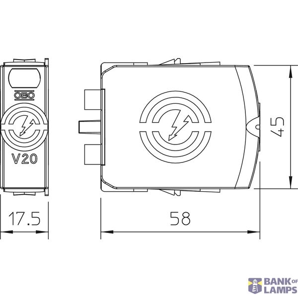 SurgeController V20 plug-in arrester 385V image 2