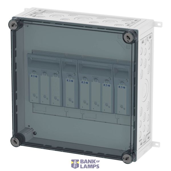 NH individual enclosure 2x XNH00, 3-pole+1-pole, incl. finger-protecti image 1