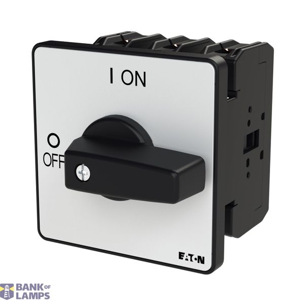 P3 On-off switch, 80 A,Flush mounting, 3 pole, Form E, Black, Short th image 8