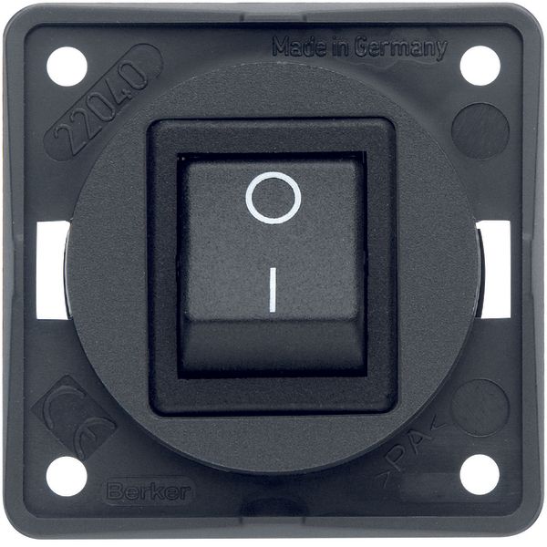 On/off switch 2pole USA/CANADA imprint "0" and "I", Integro - mod ins, image 1