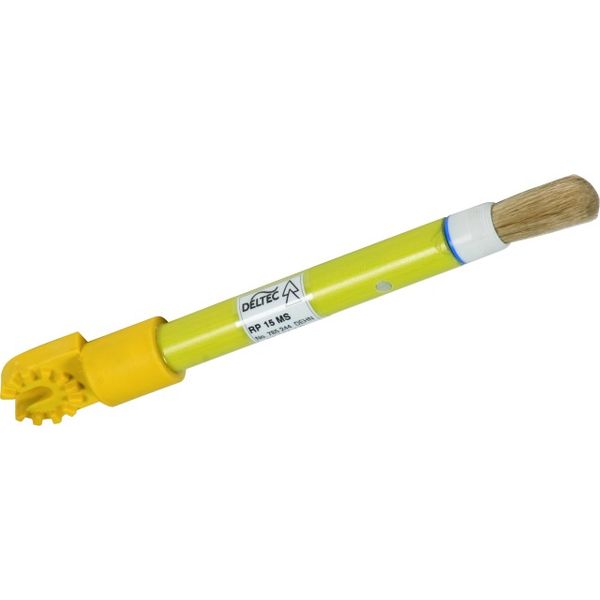 Round brush D=15mm with gear coupling for MS damp cleaning set -36kV image 1