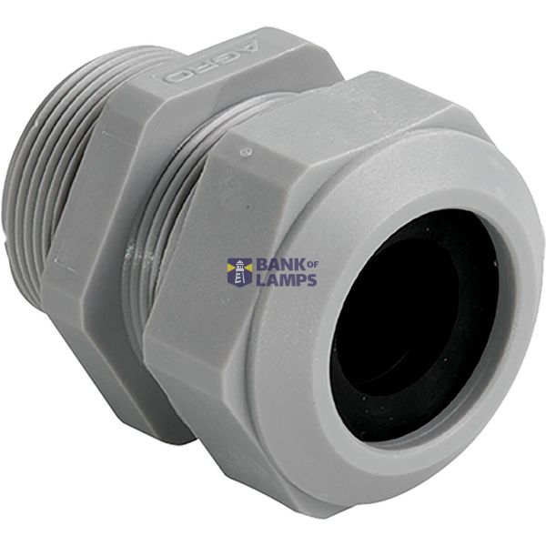 Cable gland Progress synthetic GFK M10x1 Dark grey RAL 7001 cable Ø 4-6mm image 1