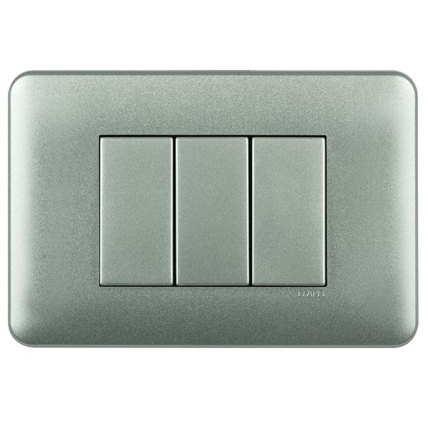 FRAME 3 MOD F/ ADAPTER 3 MOD ALUMINIUM image 1