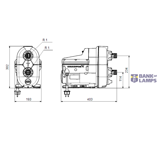Booster pump SCALA2 3-45 1x200-240V 50/60Hz image 3
