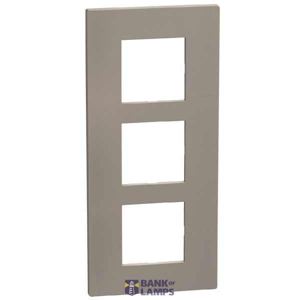 Light Now - coverplate 2x3P 57mm Stone image 1