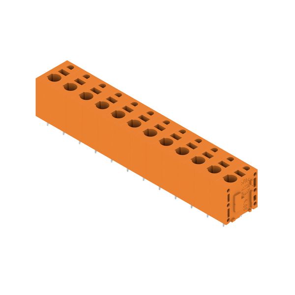 Printed circuit board terminals, 7.50 mm, Number of poles: 12, 180°, Solder pin length (l): 3.5 mm, tinned, orange, PUSH IN without actuator, Box image 2