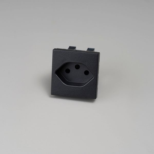 SWISS SOCKET MODULE / TYPE J / GRAPHITE image 1