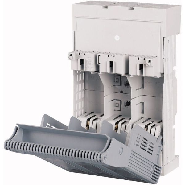 NH fuse-switch 3p flange connection M10 max. 150 mm², mounting plate, light fuse monitoring, NH1 image 18
