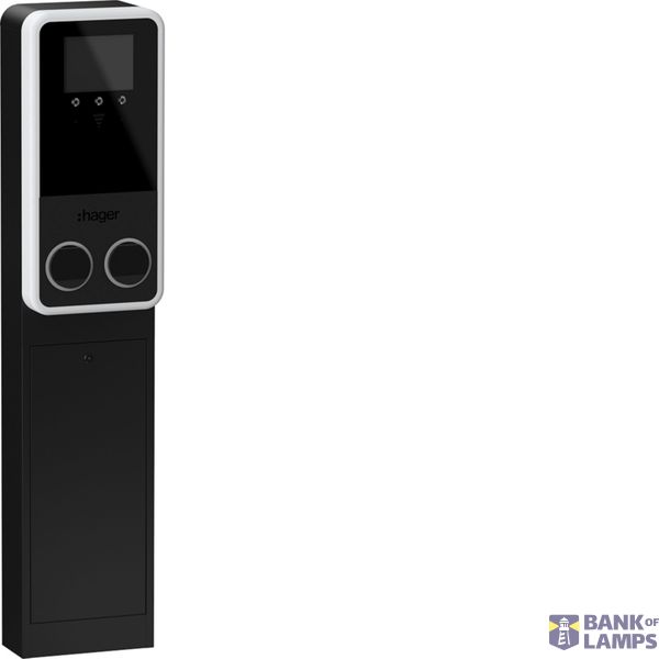 Witty Park 2 charging station up to 22 kW T2S, floor-standing image 1