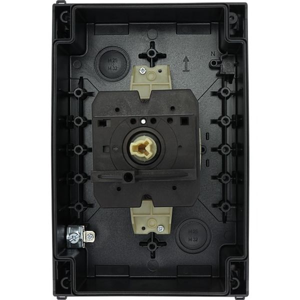 T5B-3-8342/I4/SVB Main switch, T5B, 63 A, surface mounting, 3 contact unit(s), 6 pole, Emergency switching off function, With red rotary handle and yellow locking ring, image 5