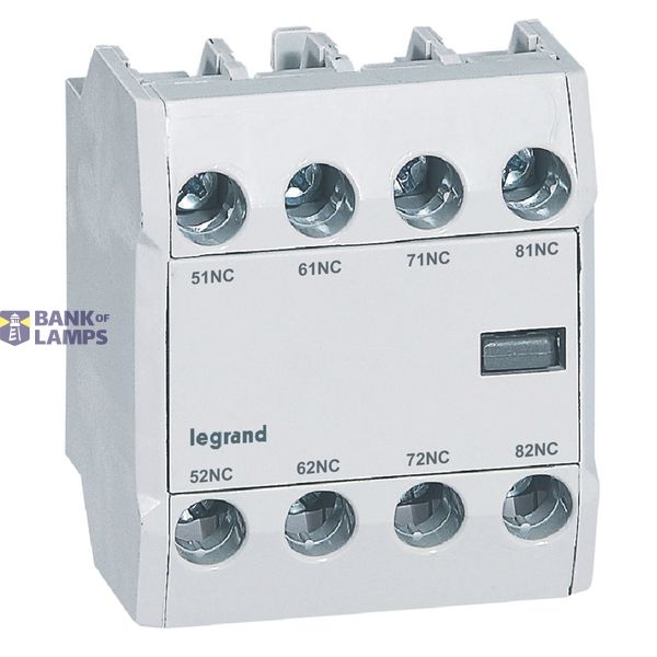 CTX³ auxiliary contact  4 NC front mounting image 2