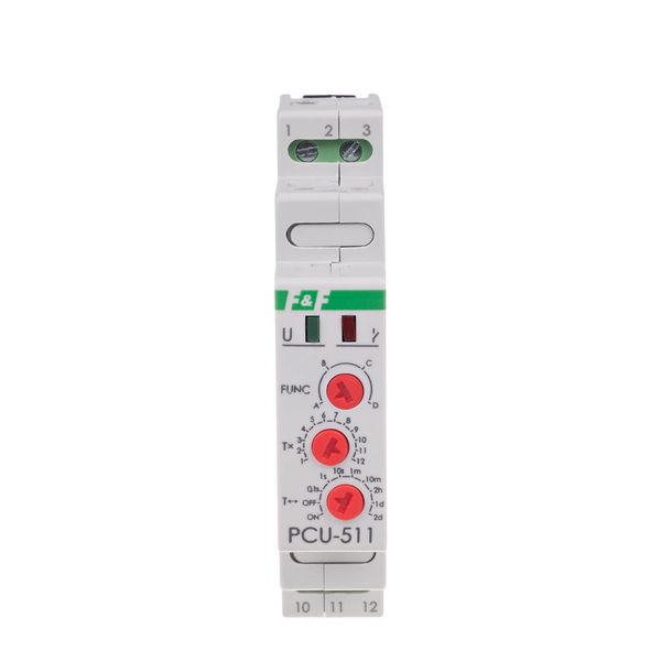 time relay, 1NO/NC contact, 12-264V image 2