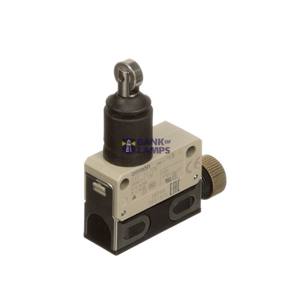 Limit switch, slim sealed, screw terminal, micro-load, sealed croSSRoller plunger D4EN0045C image 1