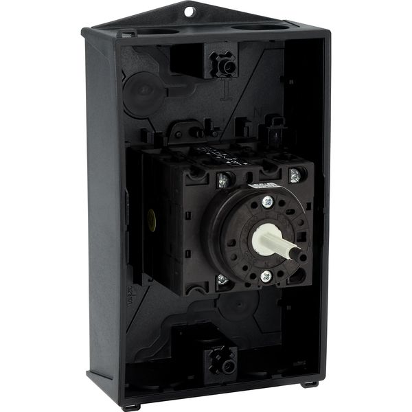 T3-4-15682/I2/SVB-SW Main switch, T3, 32 A, surface mounting, 4 contact unit(s), 6 pole, 1 N/O, 1 N/C, STOP function, With black rotary handle and locking ring, Lockable i image 32