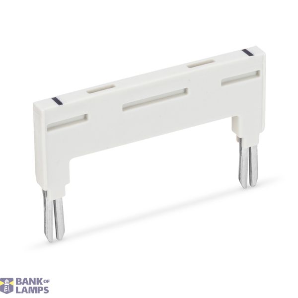 Jumper for jumper slot 2-way light gray image 1