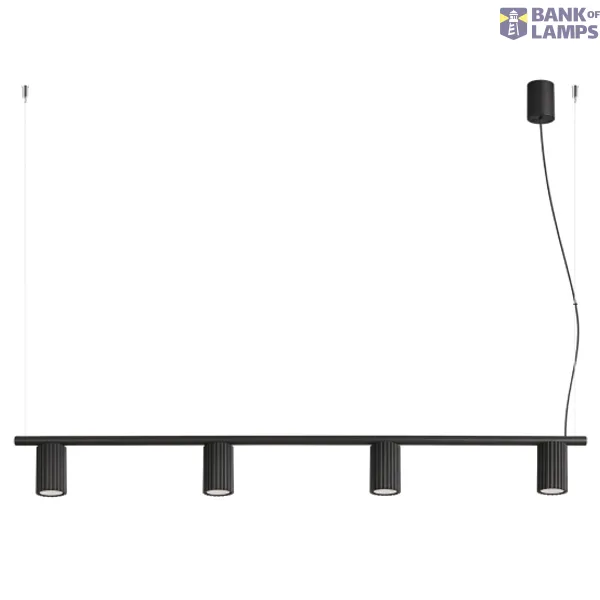 Chandelier KARBON 4 black image 1
