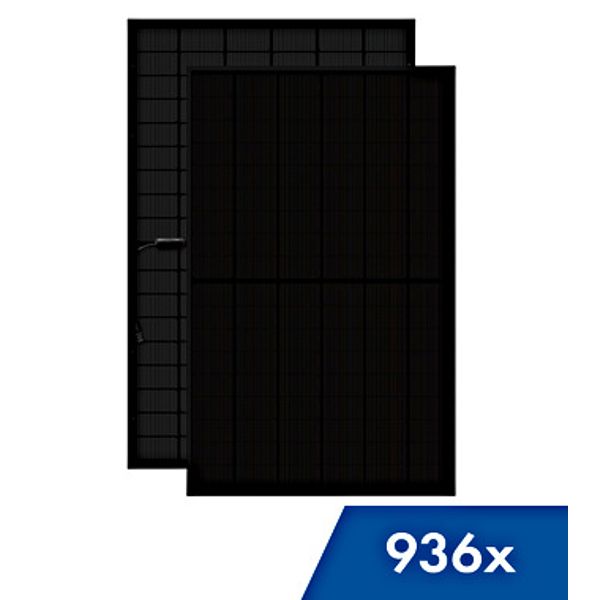 Sunrise Aquaman 440W, GlassGlass, Bifacial, full black, Cont image 1