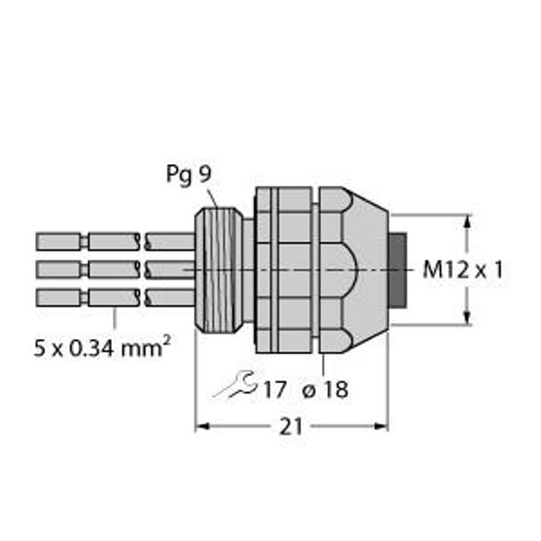Accessories for Fieldbus Systems Mounting Flange   FKDW4.54-0.5 image 1