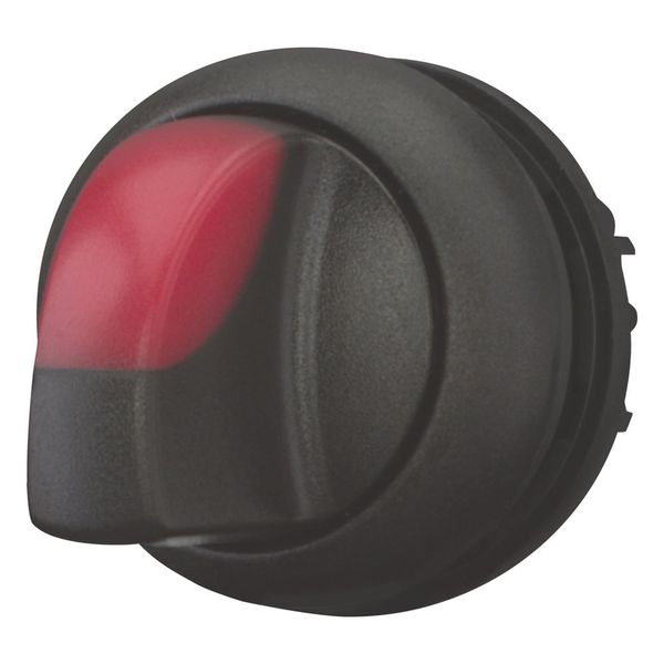 M22S-WRLK3-R Illuminated selector switch actuator, RMQ-Titan, With thumb-grip, maintained, 3 positions, red, Bezel: black image 12