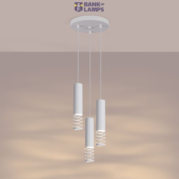 Pendant lamp LAMI 3P white image 14