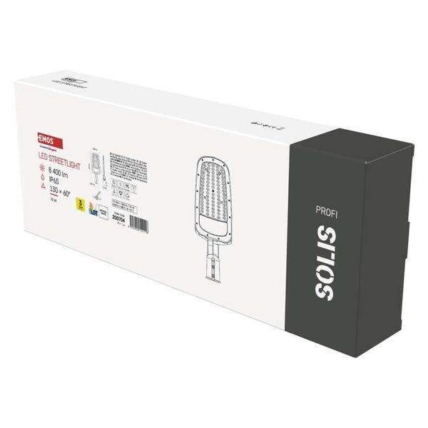 LED public luminaire SOLIS 70W, 8400 lm, neutral white image 1