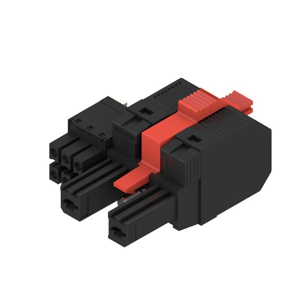 PCB plug-in connector, female plug, 7.62 mm, Number of poles: 2, 180°, PUSH IN with actuator, PUSH IN without actuator, Clamping range, max. : 10 mm², Box image 2