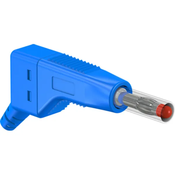 4 mm plug, screw connection, 1.0 mm², blue, 64.9325-23 image 1