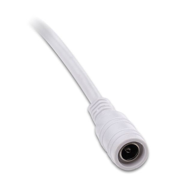 Connecting power connector with switch, white color image 1
