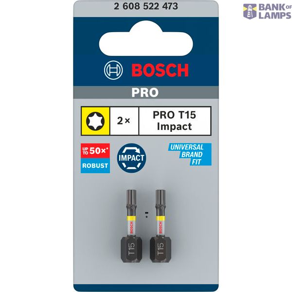 Impact Control T15 Insert Bits, 2pc image 3