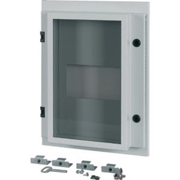 XTMPN4FCC-H550W425 Front cover for NZM4, fixed, HxW=550x425mm, IP55, grey image 1