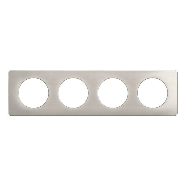 PLATE 4 GANG SATIN ALUMINIUM image 6