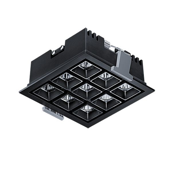 SUI DF9Q 3000-930 LDO VFL VFL VFL BK BK - ceiling-recessed luminaire image 1