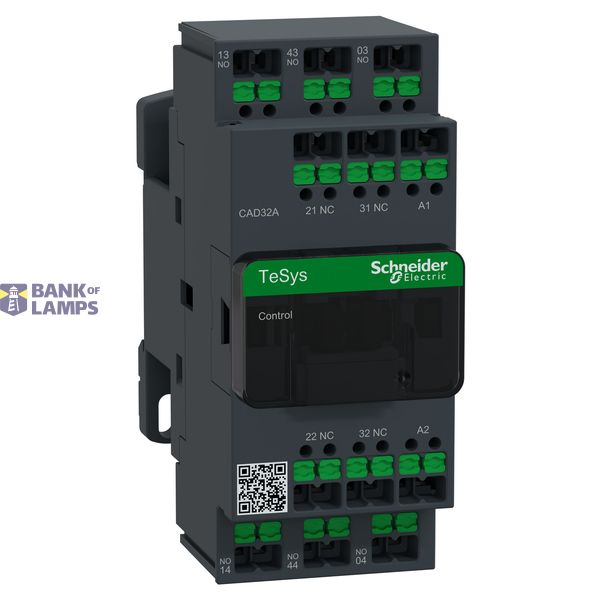 Relay Deca 3NO 2NC 3P 42V AC Snap-in image 2