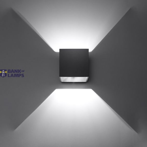 WALL LAMP QUAD 1 BLACK G9 1X40W IP20 image 5