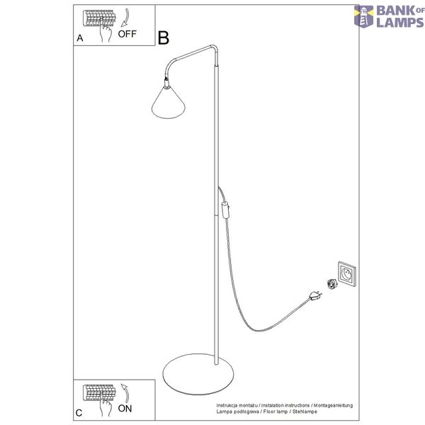 Floor lamp NOX beige image 4
