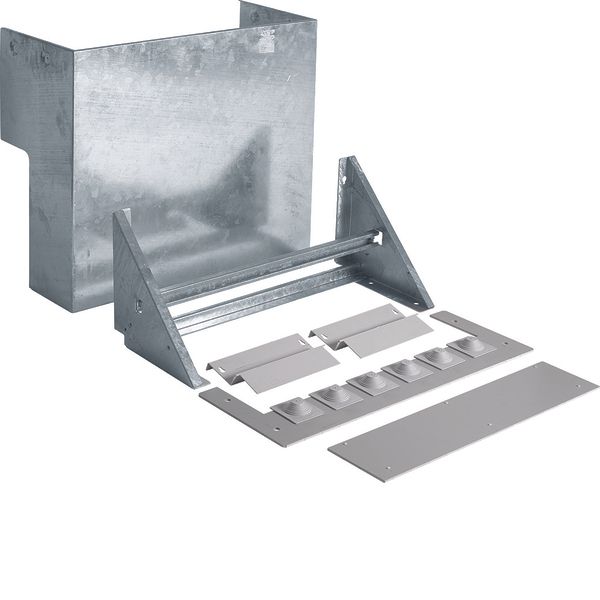 Wall bracket, CDC, size 1, with cover plate, 6 x plug slide, 50 - 185  image 2