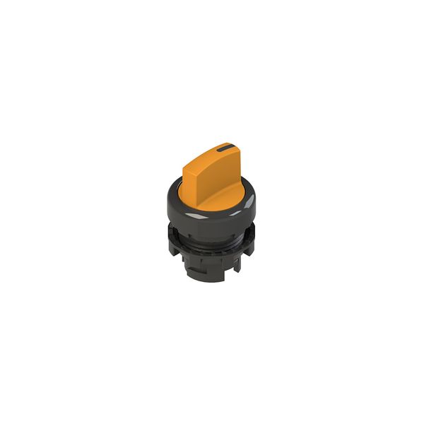 Illuminated short handle selector, 3 positions orange with marking image 2