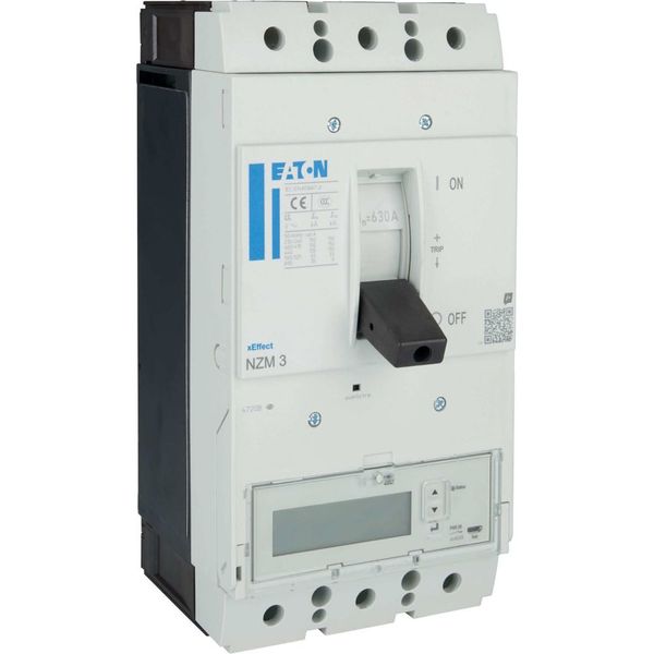 NZMH3-PX630 NZM3 PXR25 circuit breaker - integrated energy measurement class 1, 630A, 3p, Screw terminal image 28