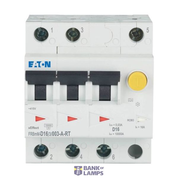 FRBMM-D16/3/003-A-RT Eaton Moeller series xEffect - FRBm6/M RCBO - residual-current circuit breaker with overcurrent protection image 1