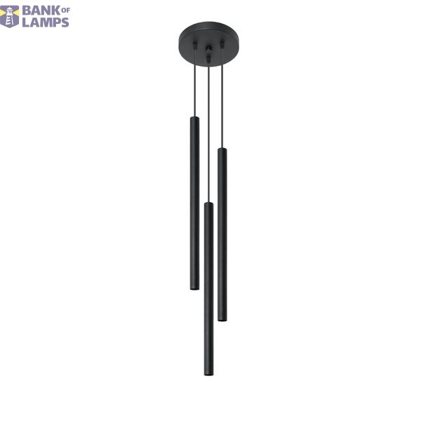 PASTELO 3P BLACK HANGING LAMP G9 3X40W IP20 image 5