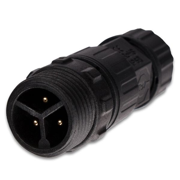 Connector - plug, IP67, soldering, M16, 3-pin image 1