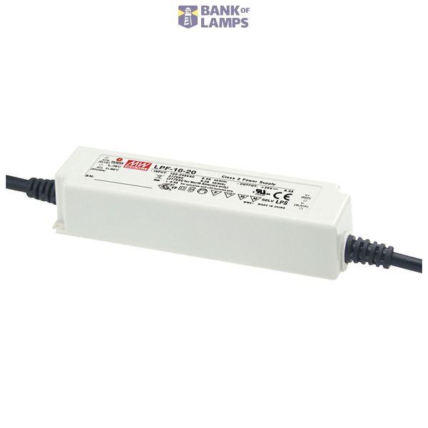 LPF-16D-36 Led driver, IP30 16.2W, 36V, 0.45A CV+CC dimmable, MEAN WELL image 1