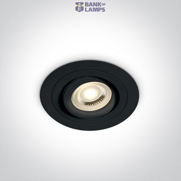 BLACK GU10 10W ADJUSTABLE image 1