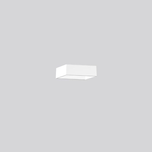 Shade L 177 B 177 H 60, Fabric Chintz colour: white image 2