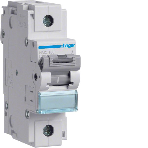 MCB 1P 15kA C-80A 1.5M image 1