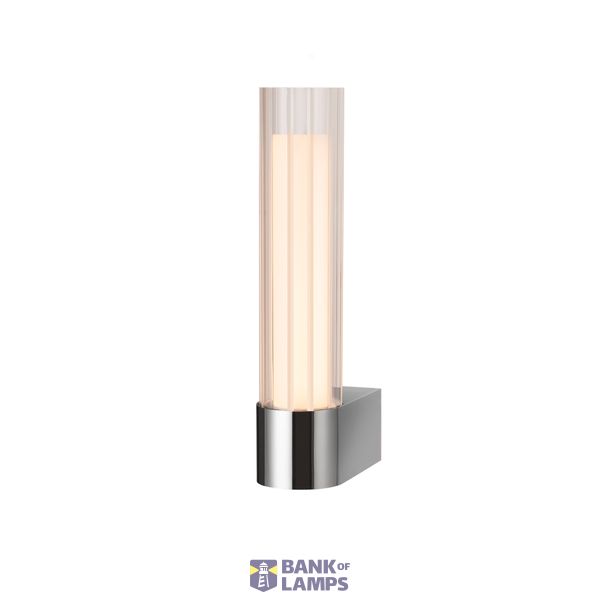 LYGANT single, wall-mounted light, 3000K, 8W, chrome image 1