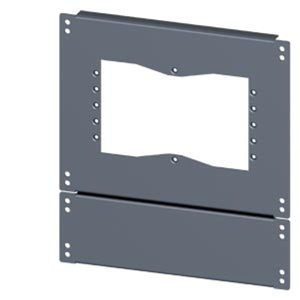 SIVACON, floor, with cut-outs for flanges, IPXX, D: 500 mm, W: 400 mm image 2