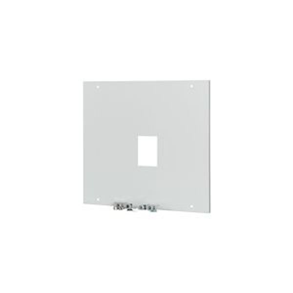 XMN43F06C-XMV Front plate, NZM4, 3p, fixed version, rotary handle with interlock, W=600mm image 4