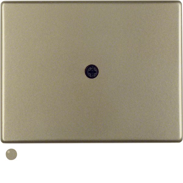 Centre plate for cable out., arsys, light bronze matt, lacq. image 3