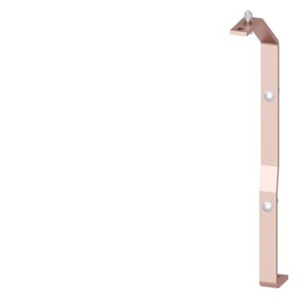 copper connection ACB to MBB N 3WA size 1 (1250 A), fixed-mounted version, connection: bottom, position N: bottom, N version: reduced, cable connection image 1